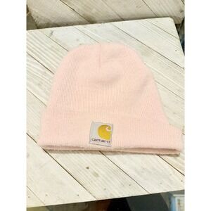 Carhartt Kids Pink Acrylic Watch Hat Beanie Infant Toddler AH8990 Made in USA